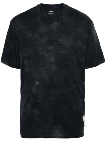 Satisfy футболка CloudMerino с круглым вырезом, черный