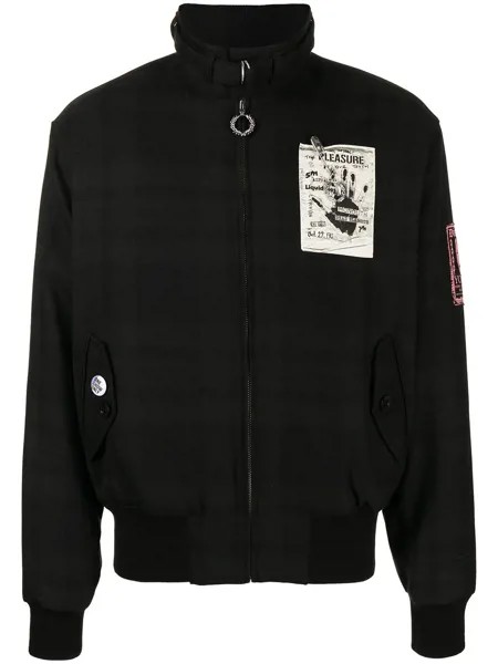 Raf Simons X Fred Perry куртка Harrington с графичным принтом