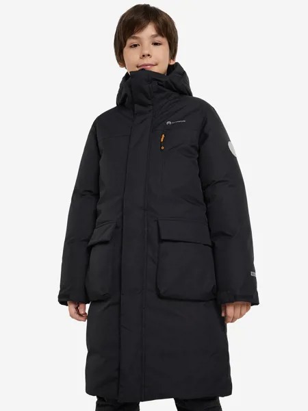Пальто утепленное для мальчиков Outventure, Черный, размер 158