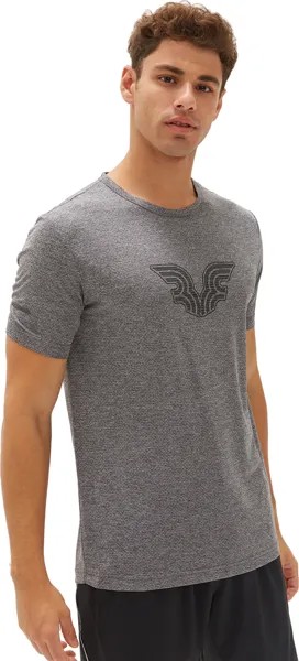 Футболка мужская Bilcee Men Knitting T-Shirt серая 2XL