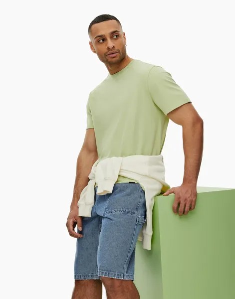 Футболка мужская Gloria Jeans BKT011517 зеленая XL