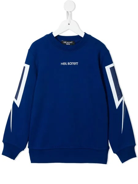 Neil Barrett Kids толстовка с логотипом