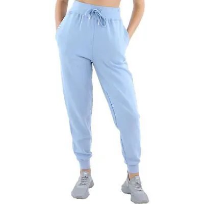 Женские синие хлопковые спортивные штаны для бега с завязками цвета морской волны Athletic XS BHFO 6997