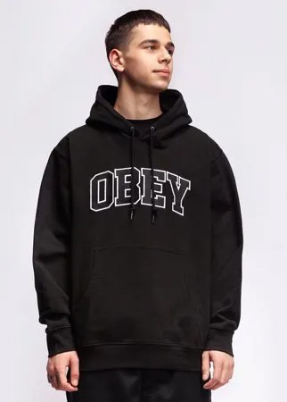 Толстовка с капюшоном OBEY Obey Sports Iii Hood BLACK 2021