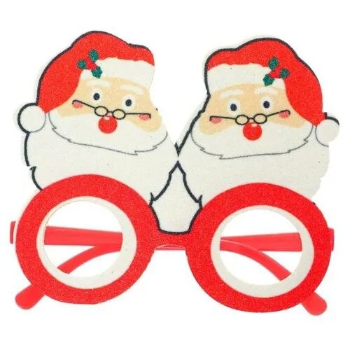 Карнавальные очки «Дед Мороз», 2 штуки
