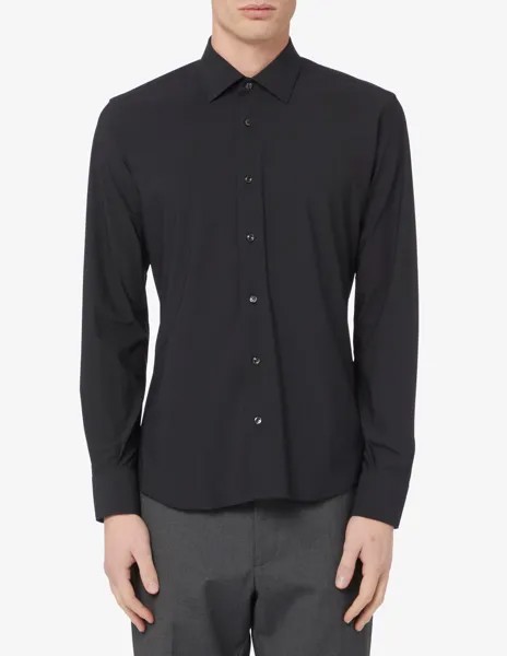 Рубашка модерн Sartoria Italiana, черный