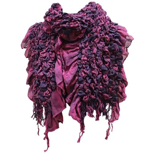 Шарф Crystel Eden,170х40 см, фиолетовый, красный