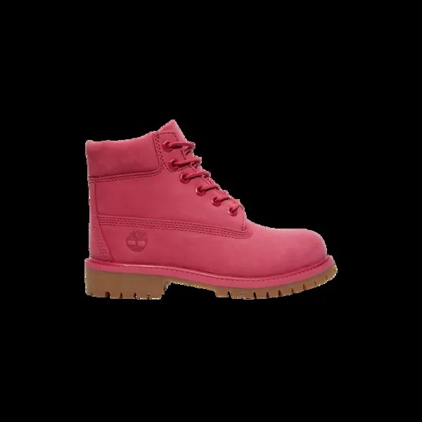 6-дюймовые ботинки премиум-класса для малышей Timberland, розовый