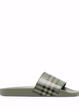 Burberry шлепанцы в клетку