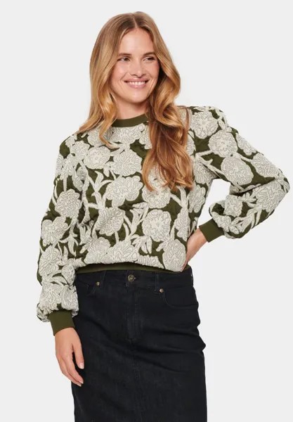 Свитшот Saint Tropez ABNA, цвет army green
