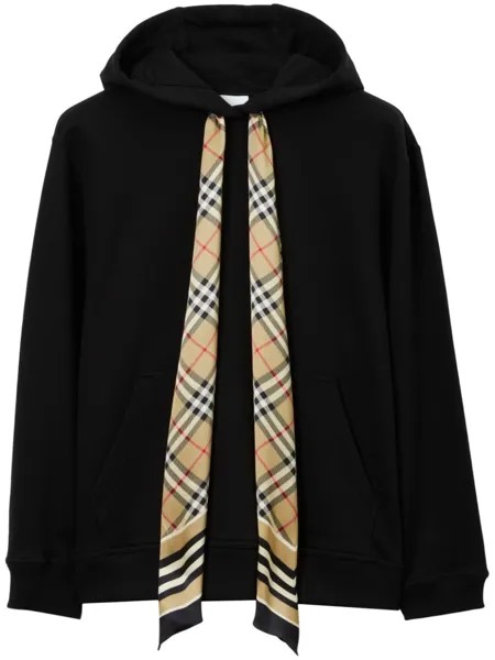 Burberry декорированное худи, черный