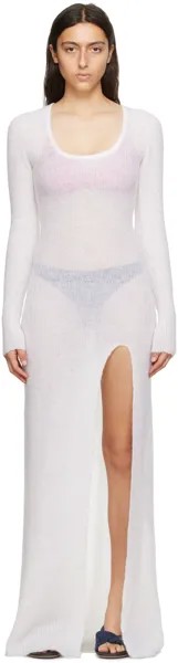 Платье макси Off-White Le Chouchou La Robe Dao Jacquemus
