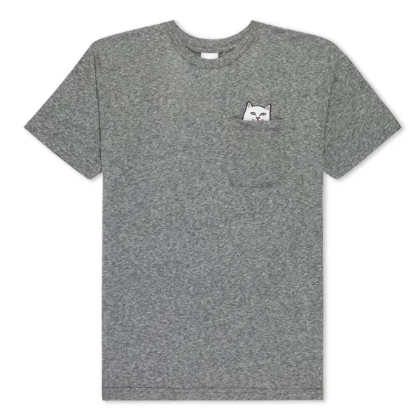 Футболка RIPNDIP Lord Nermal S/S Pocket Tee Heather Grey
