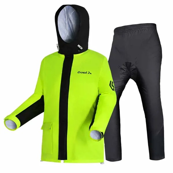 Непромокаемые пальто и штаны, непромокаемая Защитная ткань для езды на мотоцикле, дождевой костюм для активного отдыха