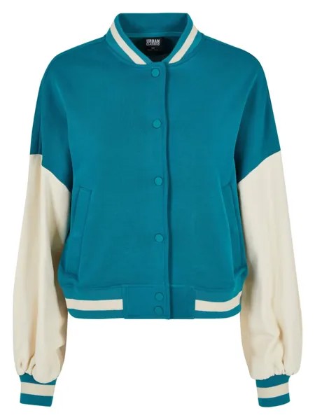 Переходная куртка Urban Classics, цвет watergreen/whitesand