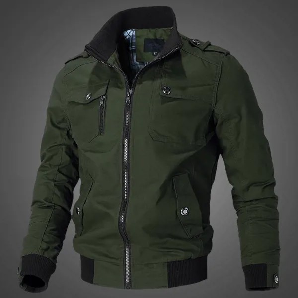 Мужская открытая куртка для стирки хлопок военная одежда фитнес пот доказательство досуг пальто ветрозащитная куртка