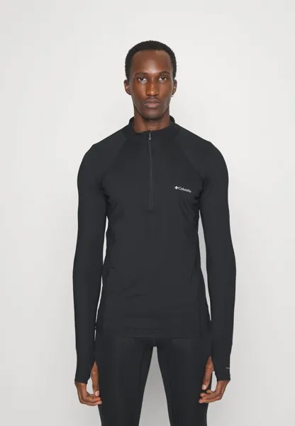 Толстовка на молнии MIDWEIGHT LONG SLEEVE HALF ZIP Columbia, черный