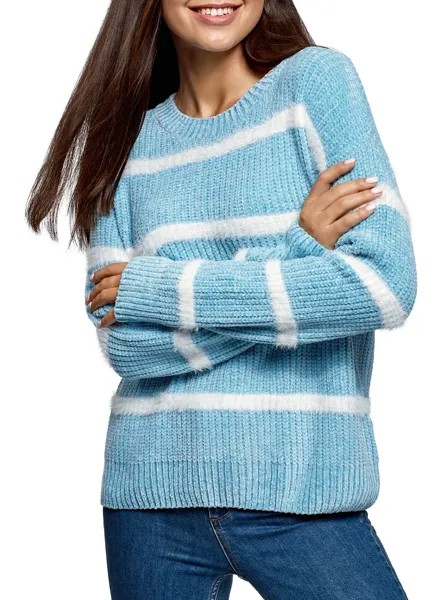 Джемпер женский oodji 63805338 синий XL