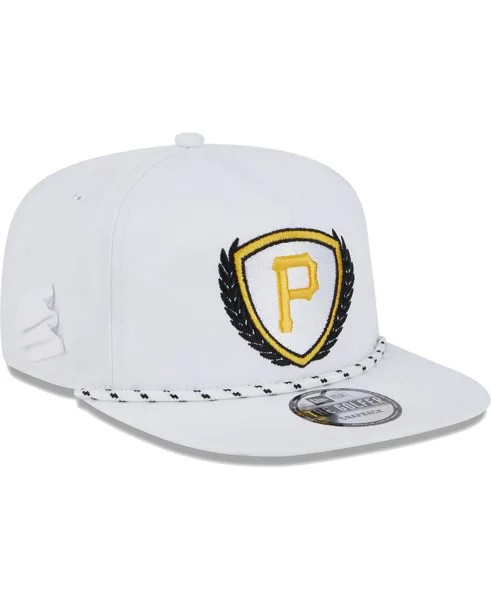 Мужская белая футболка для гольфа Pittsburgh Pirates 9FIFTY Snapback Hat New Era