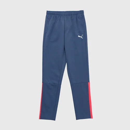 Брюки спортивные PUMA Брюки тренировочные подростковые Puma Teamliga 65724353, размер 164, синий