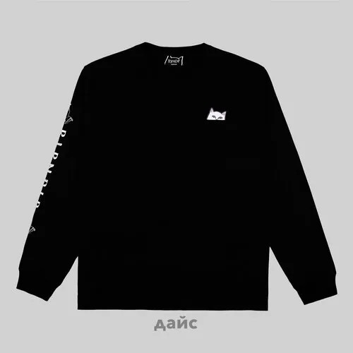 Лонгслив RIPNDIP RND1416, размер XL, , чёрный