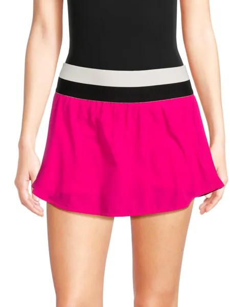 Береговая теннисная юбка Beach Riot, цвет Magenta