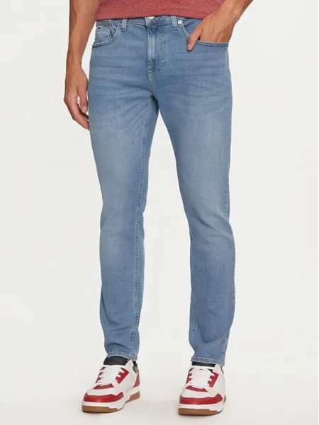 Узкие зауженные джинсы Tommy Jeans, синий
