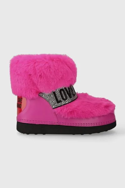 Зимние ботинки SKIBOOT20 Love Moschino, розовый