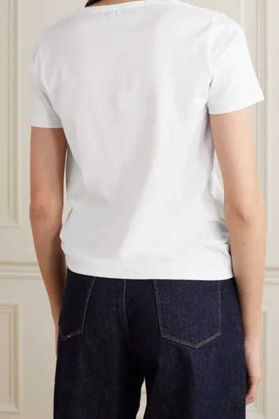 NINETY PERCENT футболка Marissa из джерси из органического хлопка, белый