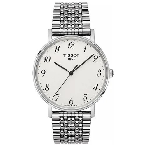 Наручные часы TISSOT T-Classic, белый, серебряный