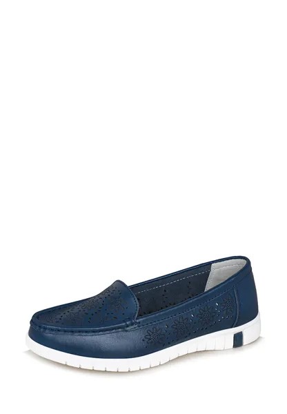 Мокасины женские Alessio Nesca ADL21SS-096 синие 40 RU