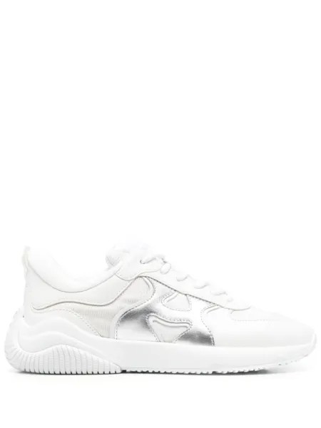 Кроссовки Hogan Lace-up, белый/серебристый