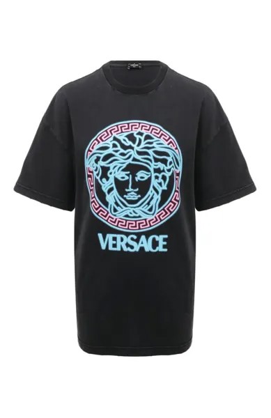 Хлопковая футболка Versace