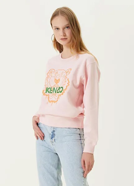 Толстовка с круглым вырезом tiger powder Kenzo