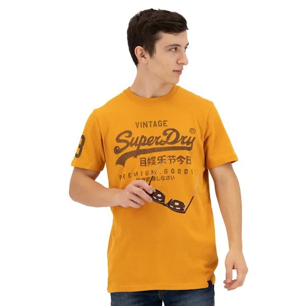 Футболка Superdry Vintage Vl Classic T-shirt, желтый