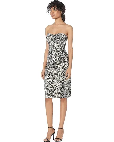 Платье J.Crew Ratatouille Dress Mixy Leopard Jacquard, черный мульти