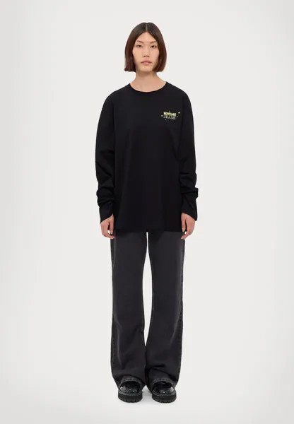 Топ с длинными рукавами LOGOS MOSCHINO, черный