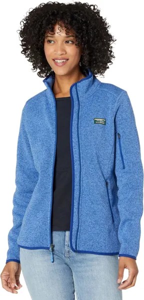 Куртка Bean's Sweater Fleece Full Zip Jacket L.L.Bean, цвет Arctic Blue