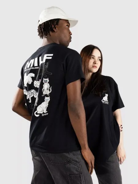 Футболка Man I Love Felines Ripndip, черный