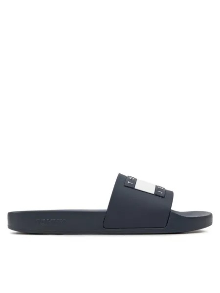 Шлепки Tommy Jeans Pool Slide Ess, темно-синий