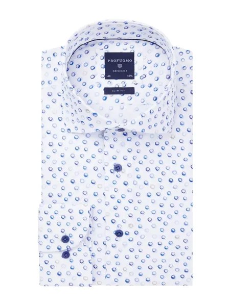 Рубашка мужская PROFUOMO PPRH1A1090 белая 44 DE; 48 EU; XL