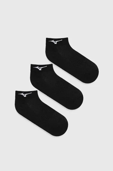 Три пары носков Mizuno, черный