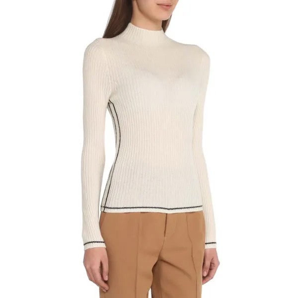 Водолазка женская Maison David YT006 белая XL