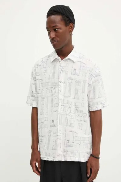 Рубашка MISISIPI из хлопка Desigual, белый