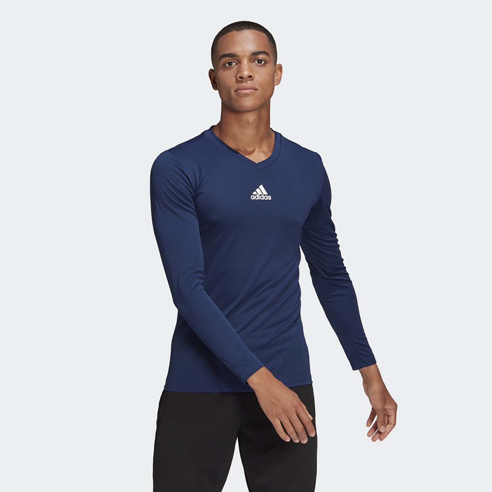 Лонгслив мужской Adidas TEAM BASE TEE синий L