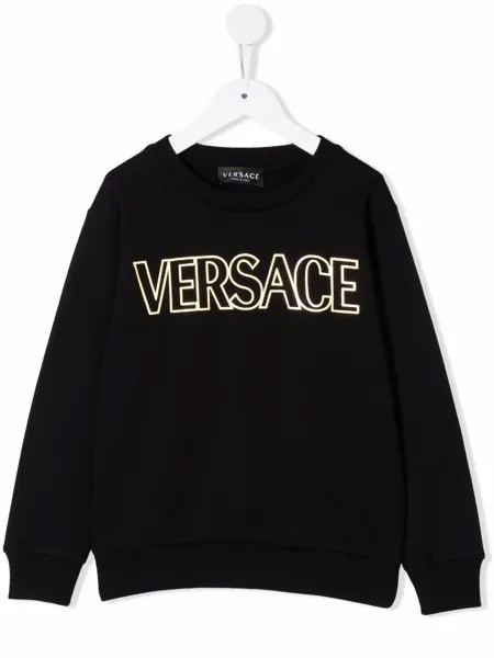 Versace Kids толстовка с логотипом