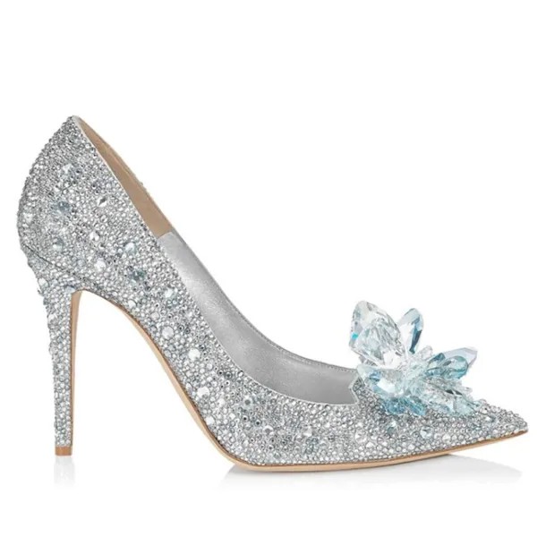 Gnazhee 2022 брендовые стразы вечерние ринки свадьбы заостренный носок слипоны на тонком высоком каблуке туфли-лодочки женские туфли Золушки с кристаллами