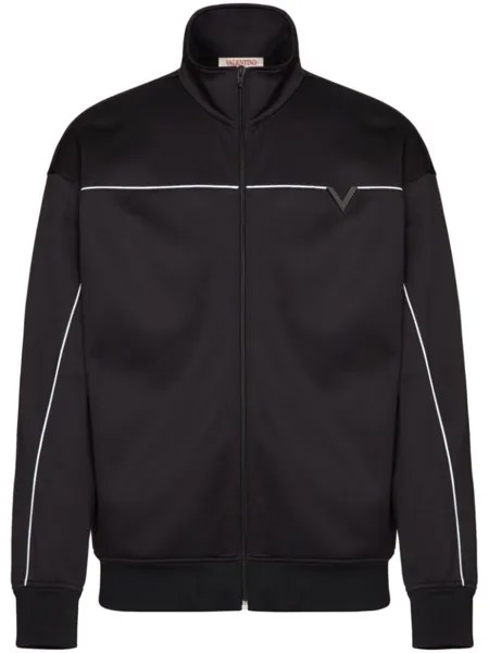 Valentino Garavani спортивная куртка с кантом, черный