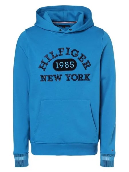 Пуловер с капюшоном Tommy Hilfiger, синий