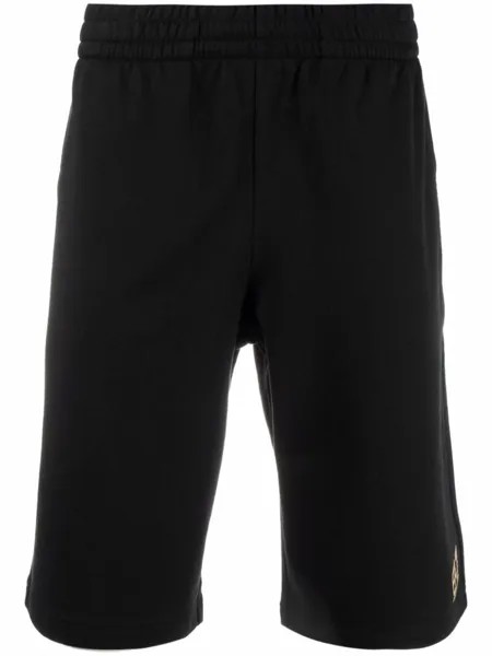 Ea7 Emporio Armani спортивные шорты с логотипом, черный